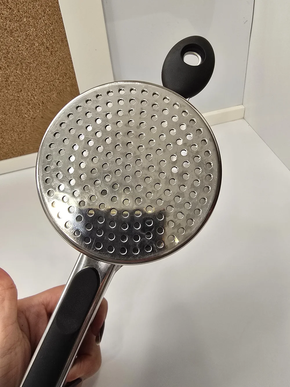 Stainless Steel Potato Ricer / Fruit Press - Silver